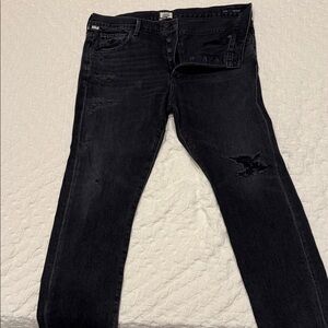 Citizens Of Humanity Men's Dark Gray Slim Jeans